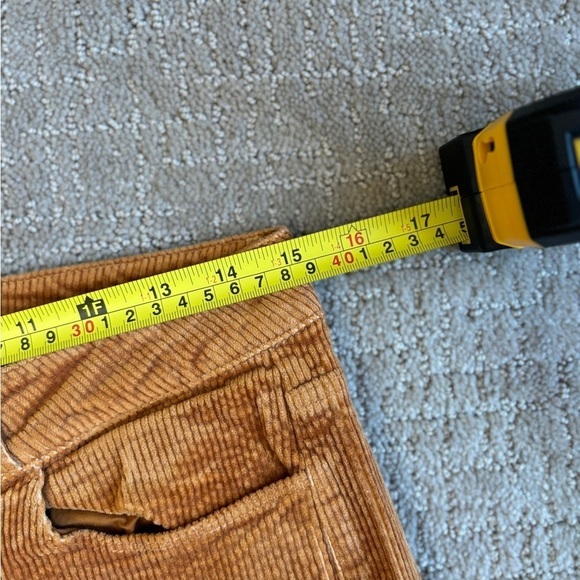 Paige Jeans Corduroy Hoxton Ankle Pants Marigold Women's Size 30 - Picture 11 of 15